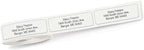 Personalized Return Address Labels, Roll of 125 Transparent Clear Self-Adhesive Labels Without Dispenser, Customize with Name & Shipping Address, Colorful Images