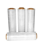 APQ 4 rolls of Cast Hand Stretch Film 15" x 2000'. Hand Stretch Wrap, 60 Gauge Thickness. Excellent Tear Resistance. Clear Residue Free Film for Moving, Shipping, Wrapping. Industrial Grade Cast Film.