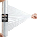 GORILLA GRIP 500% Stretch Film Heavy Duty Plastic, 500ft Shrink Wrap Roll 24" Puncture Resistant, Industrial Strength for Shipping, Pallet Storing, Moving, Packing Furniture Protection 1 Pack Clear