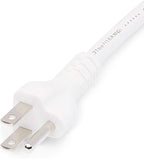 Amazon Basics Extension Cord, 10 Ft, 3 Prong Outlet Extender, Indoor Extension Cord, 13 Amps, 125V, White