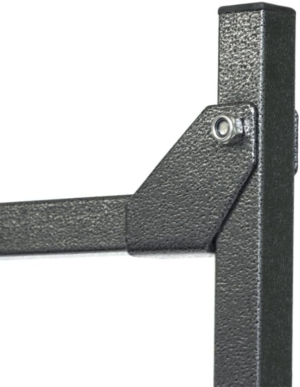 Charcoal Grey with Double Pole Rack, 2.5-Bu (Red or Blue Trim) (Chacoal Grey and Blue)