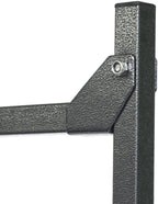 Charcoal Grey with Double Pole Rack, 2.5-Bu (Red or Blue Trim) (Chacoal Grey and Blue)