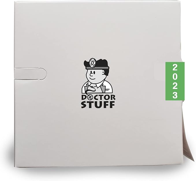 2023 Year Stickers, Doctor Stuff 2023 Chart Stickers, Light Green Colored, IFC AFV Style, USA Made Year Stickers for X-Ray Jackets, 500/Roll, 1 Roll, 1-7/8" x 1-7/8"