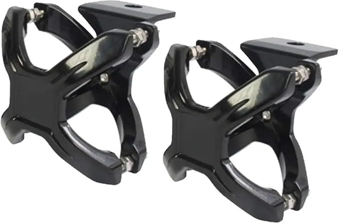Adjustable LED Work Light Bracket for 2-3 Inch Tube Bumper Bar Roll And Cage Universal X-Clamp Mount Mounting