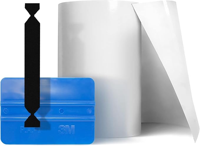 VViViD Clear Gloss Paint Protection Scratch Resistant Vinyl Wrap Film (8 Inch x 120 Inch w/Toolkit)