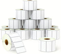 BETCKEY - 2.25" x 1" (57 mm x 25 mm) File Folder & Multipurpose Labels Compatible with Zebre/Rollo Label Printer,Premium Adhesive & Perforated [16 Rolls, 24000 Labels]