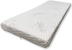 Foamma 8” x 30” x 72” High Density Foam Bunk Mattress, Organic Cotton Cover, Made in USA, Comfortable, CertiPUR-US Certified