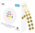 PARLAIM 0.25 Inch Color-Code Dot Stickers,1000 Stickers Roll Coding Label Sticker for Office,Student Classroom(Glod)