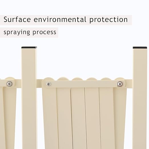 GYMTIME Expandable Metal Barricade, Flexible Mobile Safety Barrier, Folding Security Gate with Casters, Adjustable Traffic Temporary Fence for School, Shopping Mall, 16 Feet, Milkyellow