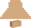EdenseeLake 50 Pack 8x4x4 inches Small Shipping Boxes Corrugated Cardboard Boxes for Packing, Mailng, Moving, Brown