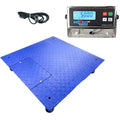 SellEton SL-700-2x2-1K 24" x 24" (2' x 2') Industrial Floor Scale with Capacity of 1000 lbs 0.2 lb - Blue