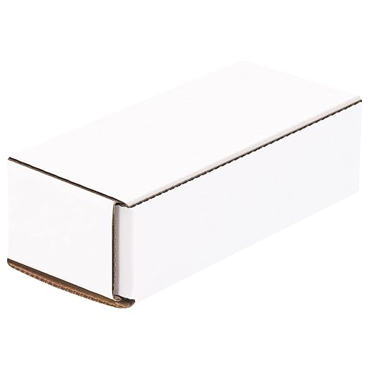 Box USA BMRX2L 6"L x 2 1/2"W x 1 3/4"H, White (Pack of 50)