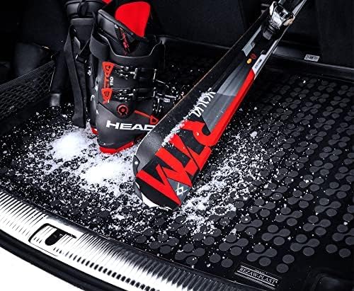 REZAW - PLAST Rubber Car Floor Mat Compatible with 2013 2014 2015 2016 2017 2018 2019 Mercedes Benz CLA Cargo Mat /C117/ All Weather Custom Fit Tailored Anti Slip Black