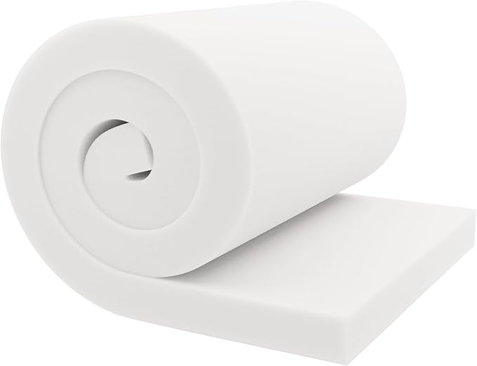 GoTo Foam 2" Height x 36" Width x 96" Length 44ILD (Firm) Upholstery Cushion Made in USA
