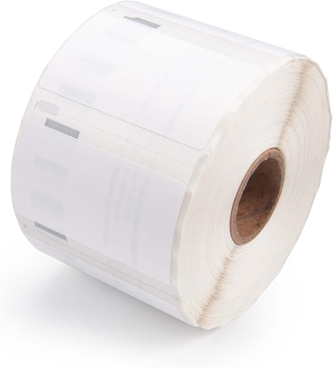 L LIKED 10 Rolls, 1000 Labels/Roll 2-1/4" x 1-1/4" Direct Thermal Labels Replacement for DYMO 30334 Barcodes Address Postage