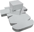 15 Pcs 6 x 6 x 3 inches Corrugated Cardboard Gift Boxes Recyclable Shipping Boxes for Mailing & Holidays, Wedding, Birthday, Gifts Packaging (Gray, 6 x 6 x 3")