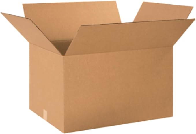 Secure Seal - 9x4x4 Pack of 25 Corrugated Cardboard Packing Shipping Mailing Moving Carton Boxes