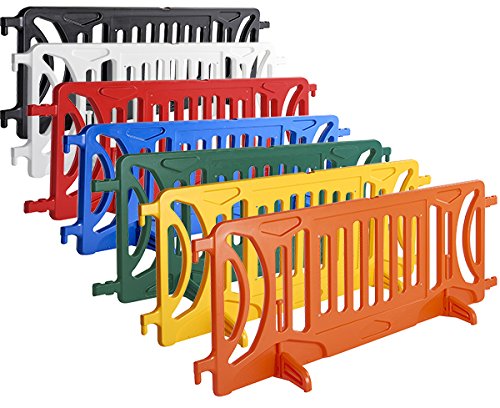Billboard Barricade 42x96 Plastic Pedestrian Barricade- Yellow