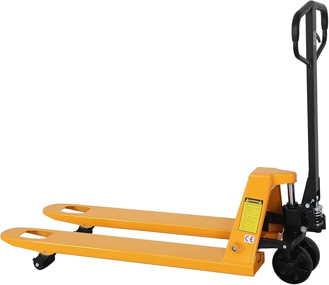 Manual Pallet Jack Industrial Hand Pallet Truck 48" Lx21'' W Forks 5500Lbs Capacity