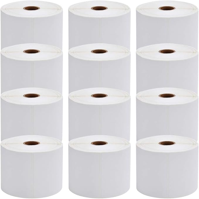 MFLABEL 4x6 Direct Thermal Shipping Labels - 32 Rolls of 450 Labels/Roll, Compatible with Zebra 2844/ZP450/ZP500/ZP505, USPS/FedEx/UPS/Amazon Shipping, Smudge-Resistant & Permanent Adhesive