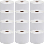 MFLABEL 4x6 Direct Thermal Shipping Labels - 24 Rolls of 450 Labels/Roll, Compatible with Zebra 2844/ZP450/ZP500/ZP505, USPS/FedEx/UPS/Amazon Shipping, Smudge-Resistant & Permanent Adhesive