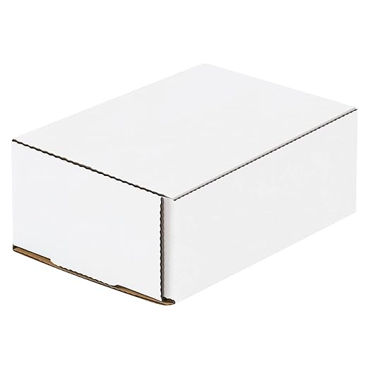 Box USA BMRX5X 6 1/2"L x 4 1/2"W x 2 1/2"H, White (Pack of 50)
