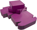 50 Pcs 6.3 x 6 x 1.6 inches Shipping Boxes for Small Business Cardboard Corrugated Mailer Boxes for Shipping Packaging Holidays Craft Gifts Giving Products (Cranberry, 6.3 x 6 x 1.6")