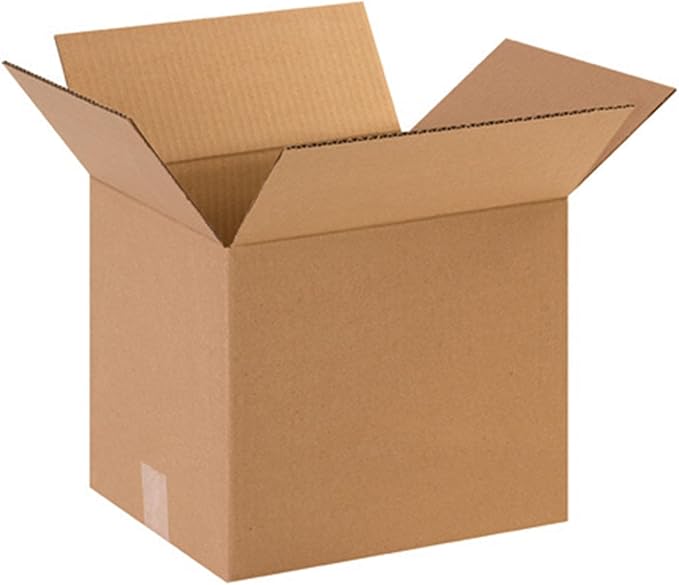 Secure Seal - 9x7x7 Pack of 25 Corrugated Cardboard Packing Shipping Mailing Moving Carton Boxes