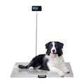Animal Digital Scale, 200KG/440Lbs Electronic Stainless Steel Veterinary Scale Heavy Duty Digital Livestock Platform Scales with LCD Display & Power Adaptor for Animal Pet Cat Dog (440Lbs)