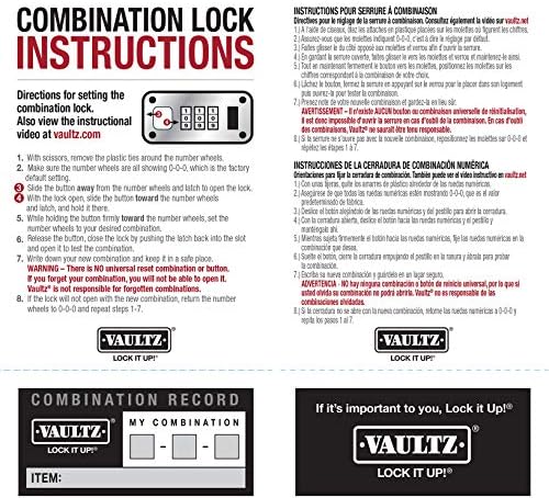 Vaultz Locking Mobile File Chest, Letter/Legal Files, 17.5" X 15.5" X 14.5", Black