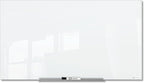 Quartet Magnetic Dry Erase Board, 72" x 48" Glass White Board for Wall, Frameless, InvisaMount, White (Q25F03IMW)