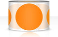 500 PCS Dot Sticker Tape 2" Inch Round Color Coding Labels Removable Writable Circle Floor Decal for Marking Organizing Social Distancing Fluorescent Orange