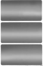 Royal Green Rectangular Metallic Gift Label Large in Silver 4 inch x 2 inch Paper Stickers for Arts and Crafts (102mm x 51mm) 300 Pack