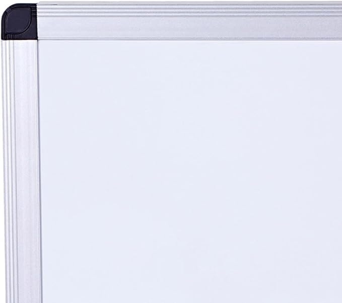 VIZ-PRO Large Magnetic Dry Erase White Board for Wall, 72 X 48 inches, Pack of 2, 6' x 4' Aluminum Framed Whiteboard with Marker Tray for School Office Home