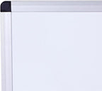 VIZ-PRO Large Magnetic Dry Erase White Board for Wall, 48 X 48 inches, Pack of 2, 4' x 4' Aluminum Framed Whiteboard with Marker Tray for School Office Home