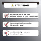 BETCKEY - 3" x 2" (76 mm x 51 mm) Multipurpose & Shipping Labels Compatible with Zebra & Rollo Label Printer,Premium Adhesive & Perforated [20 Rolls, 15000 Labels]