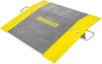 Guardian Aluminum Dock Plate with Carrying Handles for Pallet Jacks, Hand Carts, Material Handling, 36" x 30" 3,000 lb. Capacity