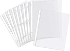 Sheet Protectors, 50 Count Clear Page Protectors for 3 Ring Binder, Top Loading Plastic Sleeves 8.5 x 11 inch