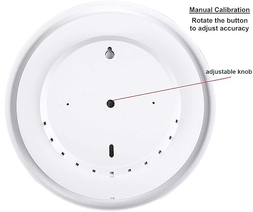 Indoor Outdoor Thermometer Hygrometer, Lirches Outdoor Thermometer Large Numbers, Decorative Outdoor Thermometers for Patio, No Battery Needed Wall Thermometer Round 10" in Diameter