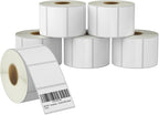 BETCKEY - 3" x 2" (76 mm x 51 mm) Multipurpose & Shipping Labels Compatible with Zebra & Rollo Label Printer,Premium Adhesive & Perforated [6 Rolls, 4500 Labels]