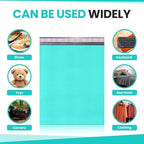 Teal 14.25x20 Inch Poly Bubble Mailers #7 | Self Seal Large Padded Envelopes | Air Cushioned Bubble Mailer | Usable Size 14.25x19 Inch | Waterproof Lightweight Mailing Shipping Bags | 50 Pack Bulk