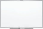 Quartet Whiteboard, Dry Erase Board, Magnetic, 6' x 4', Nano-Clean Surface Resists Ink Stains, Accessory Tray and 1 Dry Erase Marker, Silver Aluminum Frame (SM537)