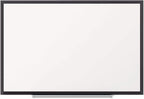 Quartet Magnetic Dry Erase White Board, 48"W x 36"H Whiteboard, Nano-Clean Surface Resists Ink Stains, Black Aluminum Frame (SM534B)