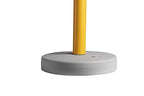 Crowd Control Warehouse - CCW Set of 2 Retractable Belt Barrier Stanchion, Water Fillable Base MSH630-11 Foot Belt, Yellow"Caution - DO NOT Enter" Black Letters with Black PVC Plastic Post