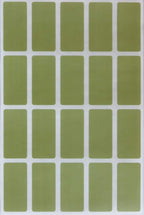 Royal Green Identification Labels Rectangular Sticker 1.57 inch x 0.75 inch - Olive Green Color Coding Stickers (40mm x 19mm) - 300 Pack