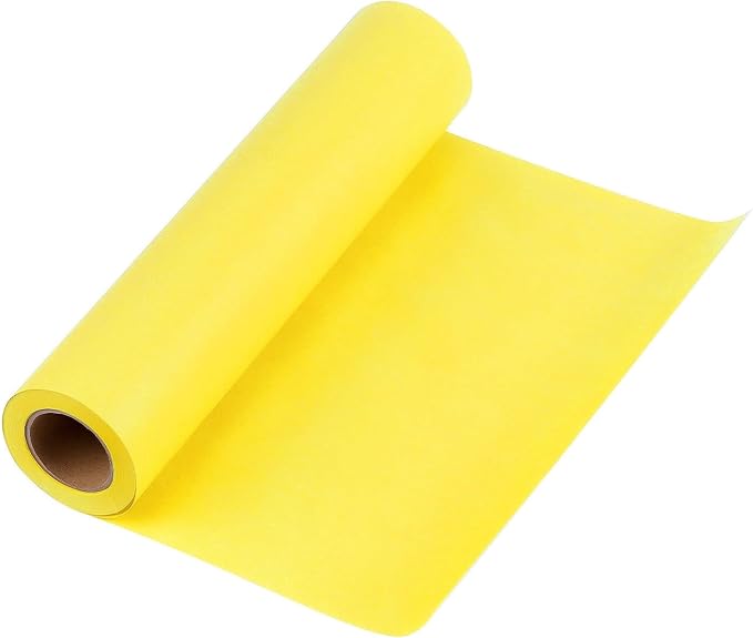 RUSPEPA Yellow Kraft Paper Roll - 12 inches x 100 feet - Natural Recyclable Paper Perfect for Easter Crafts, Art, Small Wrapping, Packing, Postal, Shipping, Dunnage & Parcel