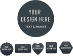 Custom Stickers for Business Logo Personalized Label Stickers Customized 100,200pcs, 1",1.5",2", 3", 4"