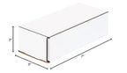 Box USA BM732 7"L x 3"W x 2"H, White (Pack of 50)