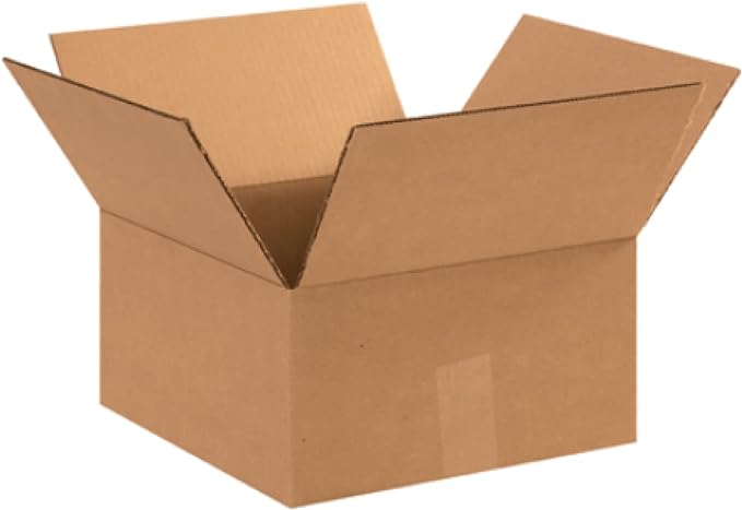 Secure Seal - 50 Pack of 12x12x6” Corrugated Cardboard Packing Shipping Mailing Moving Carton Boxes Cube