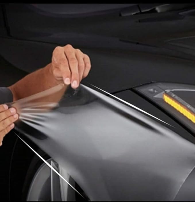 DIYAH Clear Paint Protection Bulk Vinyl Wrap Film with Hand Tools (120" X 60" / 10 FT X 5 FT)